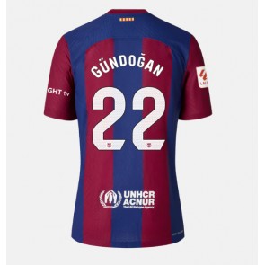 Barcelona Ilkay Gundogan #22 Hemmatröja Dam 2023-24 Kortärmad